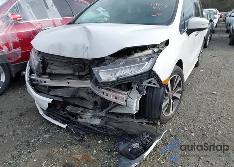 2022 Honda Odyssey Touring from USA, damaged, VIN 5FNRL6H84NB027030